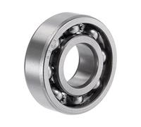 Cuscinetti a sfere a gola profonda 6307, foro 35 mm, diametro esterno 80 mm, spessore 21 mm, tipo aperto CN, acciaio cromato