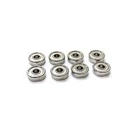 Cuscinetti a sfere a gola profonda Cuscinetto in acciaio inossidabile 2PCS/10PCS SMR117 7*11*3, SMR126 6*12*4, SMR128 8*12*3.5, SMR137 7*13*4, SMR138 8*13*4, SMR148 8*14*4mm(10PCS,SMR105ZZ 5x10x4mm)