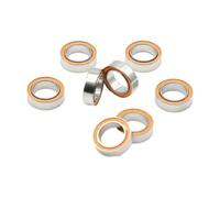 Cuscinetti a sfere a gola profonda ibridi in ceramica in acciaio inossidabile da 5 pezzi 8x12x3,5 mm per applicazioni ad alta velocità e basso attrito,5 pezzi,3X8X4mm