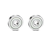 Cuscinetti a sfere, Cuscinetti a sfere a gola profonda in acciaio | 20 mm×47 mm×18 mm Uso generale: doppia schermatura 2 pezzi(62204-ZZ)