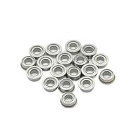 Cuscinetti a Sfere, Cuscinetto flangiato MF104ZZ 4x10x4 mm 20/50/100PCS ABEC-3 Cuscinetti a sfere flangiati in miniatura MF104 Z ZZ(100PCS)