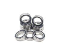 Cuscinetti a sfere in acciaio cromato, 10 pezzi 6802-2RS ABEC7 cuscinetti a sfera 15x24x5mm for auto e camion RC(30X37X4mm(6706RS))