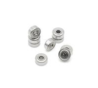 Cuscinetti a sfere, R144ZZ R144Z (10 PZ) Cuscinetti a sfere a gola profonda 3,175 x 6,35 x 2,78 mm 1/8" x 1/4" x 7/64" di altezza