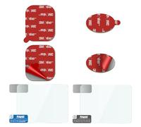 Cuscinetti adesivi e pellicola elettrostatica per montaggio Dash Cam - Realizzati con 3M VHB - Compatibile con Nextbase Serie 2: 122, 222, 322GW, 422GW, 522GW, 622GW - Kit installazione parabrezza