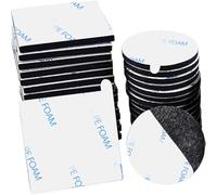 Cuscinetti adesivi, nastro adesivo double side extra strong, cuscinetti di montaggio impermeabili per casa, ufficio, auto, scuola, confezione da 60 cuscinetti adesivi neri 3M