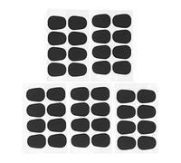 Cuscinetti Adesivi per Sassofono, 40 Pezzi Protezione Bocca e Denti, Cuscini per Bocca di Guardia, 0,8 mm Nero for Musicisti Professionisti Studenti Esibizioni Pratica