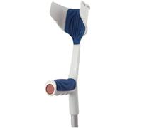 Cuscinetti adesivi per stampelle/bastoni in colore nero, ritagliabili. 2 pezzi.