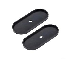 Cuscinetti ammortizzatori in gomma, 18,8 x 8,9 cm, anti-vibrazioni, per | Materiale resistente all'usura, impedisce lo scivolamento, prolunga la durata dell'attrezzatura, dimensioni 18,9 x 8,8 cm