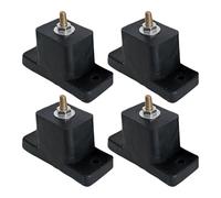 Cuscinetti ammortizzatori per Aria condizionata, 4 Pezzi, Blocco di smorzamento in, 4 cm, Cuscinetto antivibrazione, Blocco Ammortizzatore, Piedini compressori d'Aria, ammortizzatori