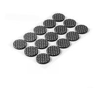 Cuscinetti antiscivolo in EVA per mobili, rotondi e quadrati in feltro, per gambe della sedia, da usare e proteggere gli animali domestici (30 giri)