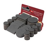 Cuscinetti antiscivolo per mobili, 48 pezzi (1 + 2 + 2) ", per pavimenti in legno duro, antiscivolo per gambe di mobili, piedini in gomma autoadesivi, protezione per pavimenti mobili