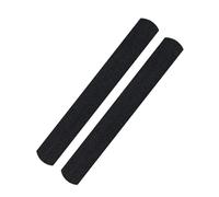 Cuscinetti antiscivolo per mobili, antiscivolo, prevenzione dello scivolamento tagliabile, struttura in gomma EVA, per camera da letto, soggiorno, appartamento, 76 x 11 cm e 80 x 11 cm, nero, 2 pezzi