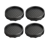 Cuscinetti antiscivolo per mobili - Tappi per divano in silicone per evitare lo scivolamento | Sottobicchieri a rotelle in silicone, 4 pezzi, tazze per letto, armadio, divano, sedia, tavolo
