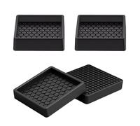 Cuscinetti antiscivolo per mobili - Tappi per divano in silicone per evitare lo scivolamento | Sottobicchieri a rotelle in silicone, 4 pezzi, tazze per letto, armadio, divano, sedia, tavolo