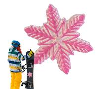 Cuscinetti Antiscivolo per Snowboard a Forma di di Neve, tappetini per Piedi a Forma di di Neve, Cuscinetti Antiscivolo rialzati per Un Controllo ottimale 'Impugnatura per Lo Sci