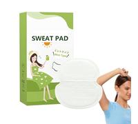 Cuscinetti antisudore per ascelle da donna, cuscinetti antisudore per ascelle - Scudo ascellare Confortevole Non aromatizzato - 10 assorbenti invisibili per il sudore, protezione ascellare altamente a