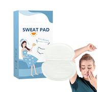 Cuscinetti antisudore per ascelle da donna, cuscinetti antisudore per ascelle, Scudo ascellare Confortevole Non aromatizzato, 10 assorbenti invisibili per il sudore, protezione ascellare altamente ass