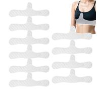 Cuscinetti antisudore sotto il seno, da donna, 10 pezzi, per controllo degli odori, riutilizzabili, assorbenti, protezioni sotto le ascelle, pancia, taglie forti, protezione per la pelle traspirante
