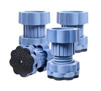 Cuscinetti antivibranti - 4 pezzi poggiapiedi in PVC per lavatrice | Cuscinetto antivibrante in PP da 380 g, tamponi antivibranti da 2,68 x 3,15 pollici per donne, uomini, adulti