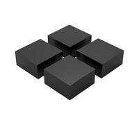 Cuscinetti Antivibranti - 7,87 X 7,87 X 1,97 Pollici Cuscinetto Antivibrante In Gomma, 4 Pezzi Ammortizzatore Antiscivolo Antiurto Per Macchina Da Cucire Condensatore Da Pavimento Asciugatrice Compres