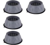Cuscinetti antivibranti da 4 pezzi for lavatrice, piedini in gomma for ridurre il rumore for tutti i tipi di mobili, grigio