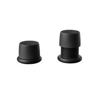 Cuscinetti antivibranti for mobili da 2/4 pezzi, tappetino rialzato antiscivolo autoadesivo, piedini paraurti anti-scricchiolio silenziosi universali for mobili domestici(2pcs Black)