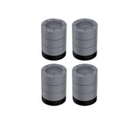 Cuscinetti Antivibranti For Piedini Della Lavatrice Kit Universale For Rulli Antiscivolo For Lavatrice Base For Piedini Di Sollevamento For Mobili Elevate(4pcs Gray 85mm)
