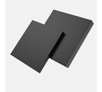 Cuscinetti antivibranti in gomma Cuscinetto rigido Blocchi in gomma for smorzamento delle vibrazioni e riduzione del rumore neri 150x150x20-60mm(150x150x60mm)