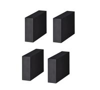 Cuscinetti antivibranti in gomma, set da 4, blocchi ammortizzanti assorbimento urti, 60×60mm, spessore 2-60mm, per edilizia, trasporti, attrezzature e mobili da esterno(60 * 60 * 30mm)