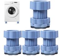 Cuscinetti Antivibranti - Pp Pvc 6.8X8Cm 380G | Piedini stabilizzatori anti camminamento per lavatrice e asciugatrice | Base di supporto ammortizzante | Lavanderia Elettrodomestici Frigoriferi Cucina