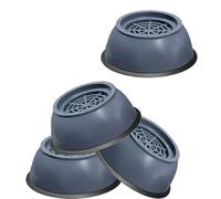 Cuscinetti Antivibrazione per Lavatrice Con Piedini a Ventosa, Piedini di Livellamento per Lavatrice a Frigorifero, Cuscinetti Antivibranti, Assorbitori D'urto a Prova D'umidità(S,4 PCS)