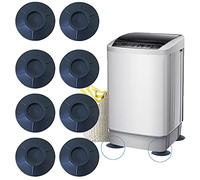 cuscinetti antivibrazioni per lavatrice, 8 cuscinetti antivibranti for lavatrice e asciugatrice, stabilizzatori for, con cancellazione di urti rumore