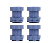 Cuscinetti antivibrazioni per lavatrice, Base for lavatrice e frigorifero blu, diametro 6,8 cm, altezza regolabile 8-11, confezione da 4(4pcs Color 1)