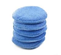 Cuscinetti applicatori in microfibra per auto Detailing 24 pezzi, spugne rotonde da 12,7 cm