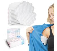 Cuscinetti ascellari assorbenti usa e getta 50 pezzi (25 paia) grandi 115x125 mm invisibili e traspiranti per uomo e donna contro il sudore per magliette camicie sport viaggi lavoro