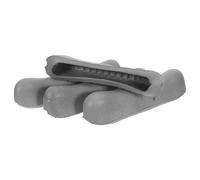 Cuscinetti Ascellari Tpr per Stampelle, 2 Paia, Ricambio Grigio | Supporto Ergonomico Rimovibile e Facile da Pulire, Imbottitura Confortevole per Ausili Destinati alla Mobilità Quotidiana