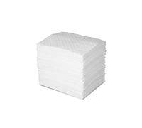 Cuscinetti assorbenti 120 x 200 mm | Confezione da 100 pezzi | Pads per vassoi di frutta, carne e pesce | Colore bianco | Alta capacità di assorbimento | Tagliabili per imballaggio alimentare