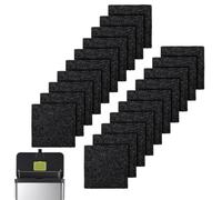Cuscinetti assorbenti odori - materiale al carbone attivo, tessuto facile da incollare, 20 pezzi, rapida deodorizzazione | Per piccoli contenitori per rifiuti, bidoni della spazzatura, contenitori per
