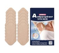 Cuscinetti assorbenti per ascelle - cuscinetti per sudore sotto le ascelle per le donne | 12 cuscinetti protettivi per il sudore sotto le ascelle, protezioni non visibili per il sud