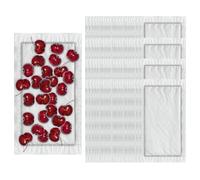 Cuscinetti assorbenti per carne, 100 pezzi, per prevenire il deterioramento della carta da cucina, Dri Lock, impermeabili, assorbenti per alimenti, per mantenere freschezza e igiene