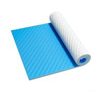 Cuscinetti assorbenti per olio ispessiti a 3 strati per cappa, tappetino in tessuto non tessuto a prova di perdite con pellicola in PE, fodera per filtro grasso da cucina, blu, 90 x 50 x 0,2 cm (40 x