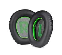 Cuscinetti auricolari compatibili con le cuffie da gioco J-B-L Quantum 100 Q100, nero/verde