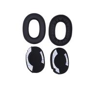 Cuscinetti auricolari compatibili con le cuffie sostitutive Jabra Elite 85H, cuscinetti di ricambio, 1 paio Black