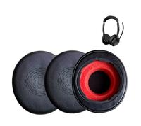 Cuscinetti auricolari di ricambio adatti per Jabra Evolve2 55/50, in memory foam, copertura per cuffie in spugna, lavabili e resistenti al sudore