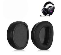 Cuscinetti auricolari di ricambio compatibili con cuffie da gioco ASUS ROG Theta 7.1 USB-C in pelle, colore nero