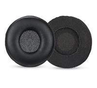 Cuscinetti auricolari di ricambio, compatibili con cuffie Logitech H390 H600 H609 H760, in morbida pelle proteica combinata con memory foam ad alta densità, 1 paio (nero)