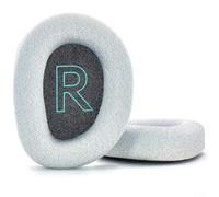Cuscinetti auricolari di ricambio compatibili con logitech G522, cuscinetti di ricambio per cuffie da gioco in memory foam ad alta densità, in pelle, forma quadrata (grigio)