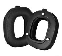 Cuscinetti auricolari di ricambio compatibili con Logitech per Astro A50x Gen4 e per cuffie Gen5 con forte fissaggio magnetico, tessuto traspirante e imbottitura per un comfort ottimale, nero (D)