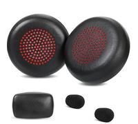 Cuscinetti auricolari di ricambio compatibili con Plantronics Savi 8220, Savi 8210, Savi 8200, cuscinetti per cuffie wireless con accessori in morbida memory foam, colore nero