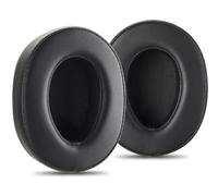 Cuscinetti auricolari di ricambio di alta qualità WH-H900N/MDR-100ABN compatibili con cuffie Sony WH-900N e Sony MDR-100ABN (nero) Pelle proteica di alta qualità | Schiuma ad alta densità | Grande